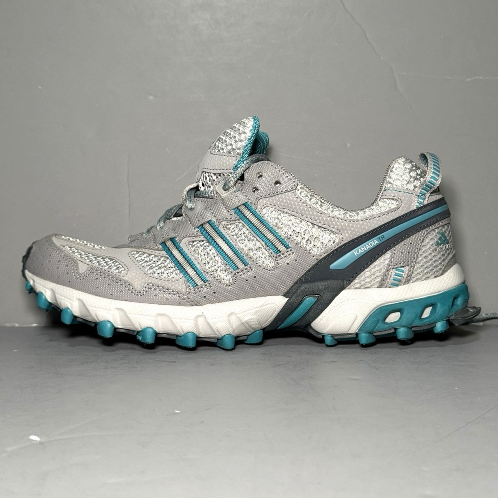 Adidas Kanidia TR Womens Size 10 Gray Teal 2010 Old Stock Trail Running Shoes